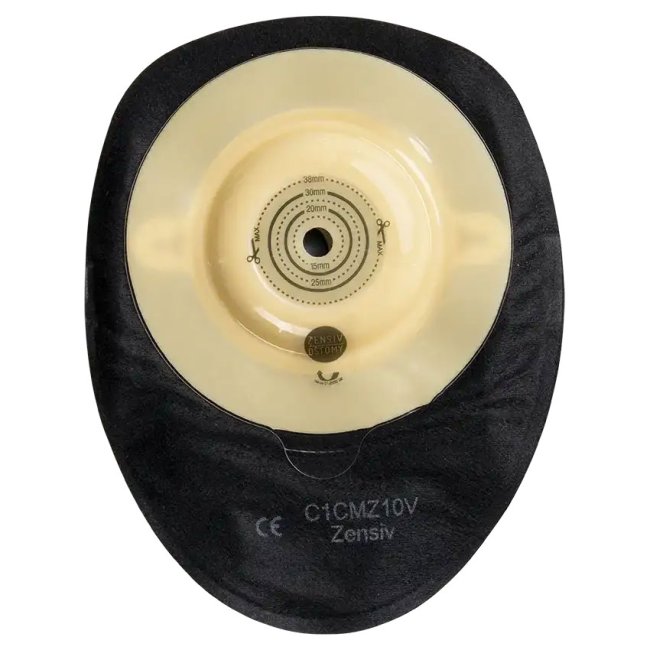 Worek stomijny, zamknięty, z wentylem, płytka convex 10-38mm