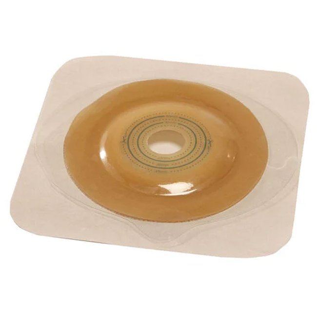 Płytka stomijna, z kołnierzem flizelinowym, convex, pierścień 60 mm, 10-45 mm